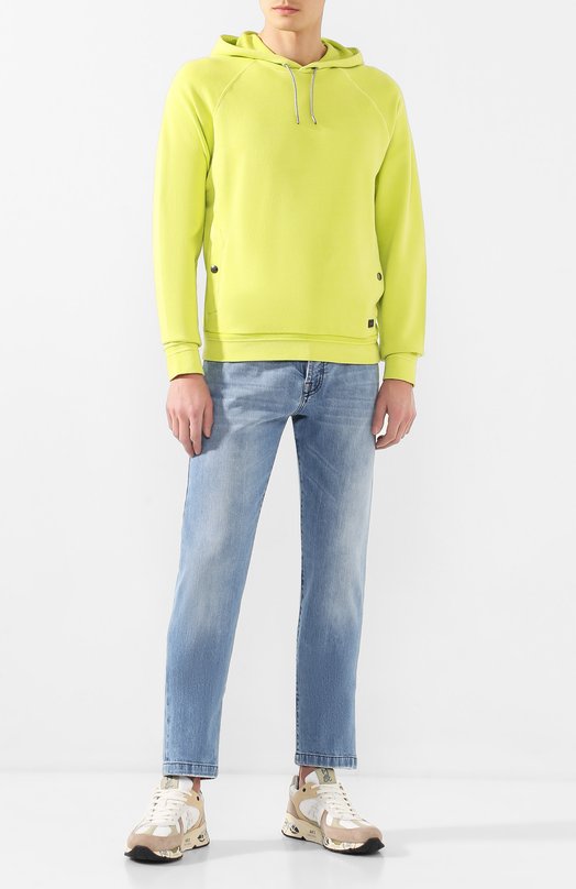 Хлопковое худи Zegna VU457/ZZ849 Жёлтый  VU457/ZZ849 Фото 2