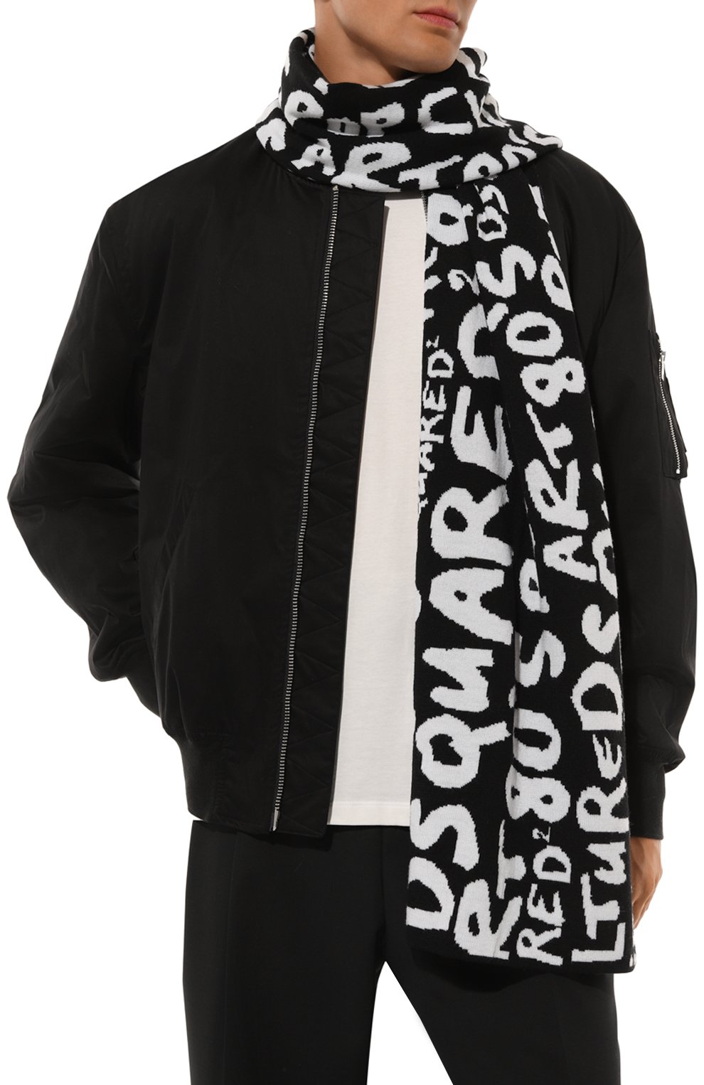 Шерстяной шарф DSQUARED2, арт. KNM0144, фото 2