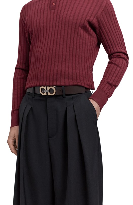 Двусторонний ремень Ferragamo 670391/785965 Коричневый  670391/785965 Фото 2
