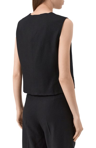 Жилет из вискозы и льна PIETRO BRUNELLI, арт. VE0172/LIDAFN, фото 4