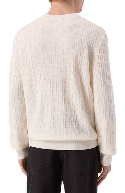 Джемпер из шерсти и льна BALMAIN, арт. GH1KD000/KI03, фото 4