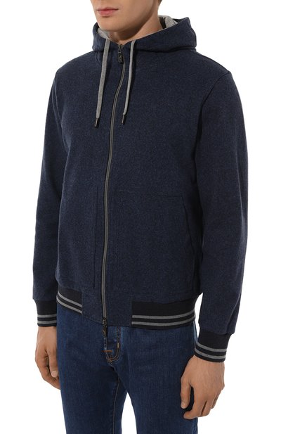 Толстовка из хлопка и шерсти CAPOBIANCO, арт. 17M409.FS00., фото 3