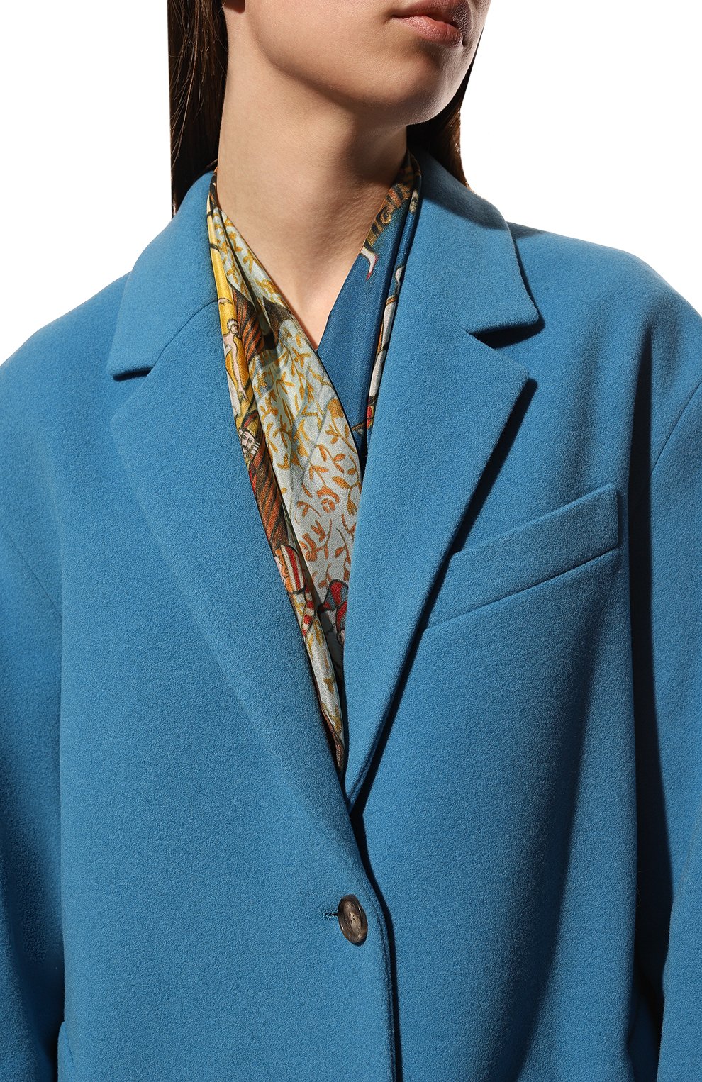 Шелковый платок щелкунчик GOURJI, арт. T23NCR7R/1, фото 2