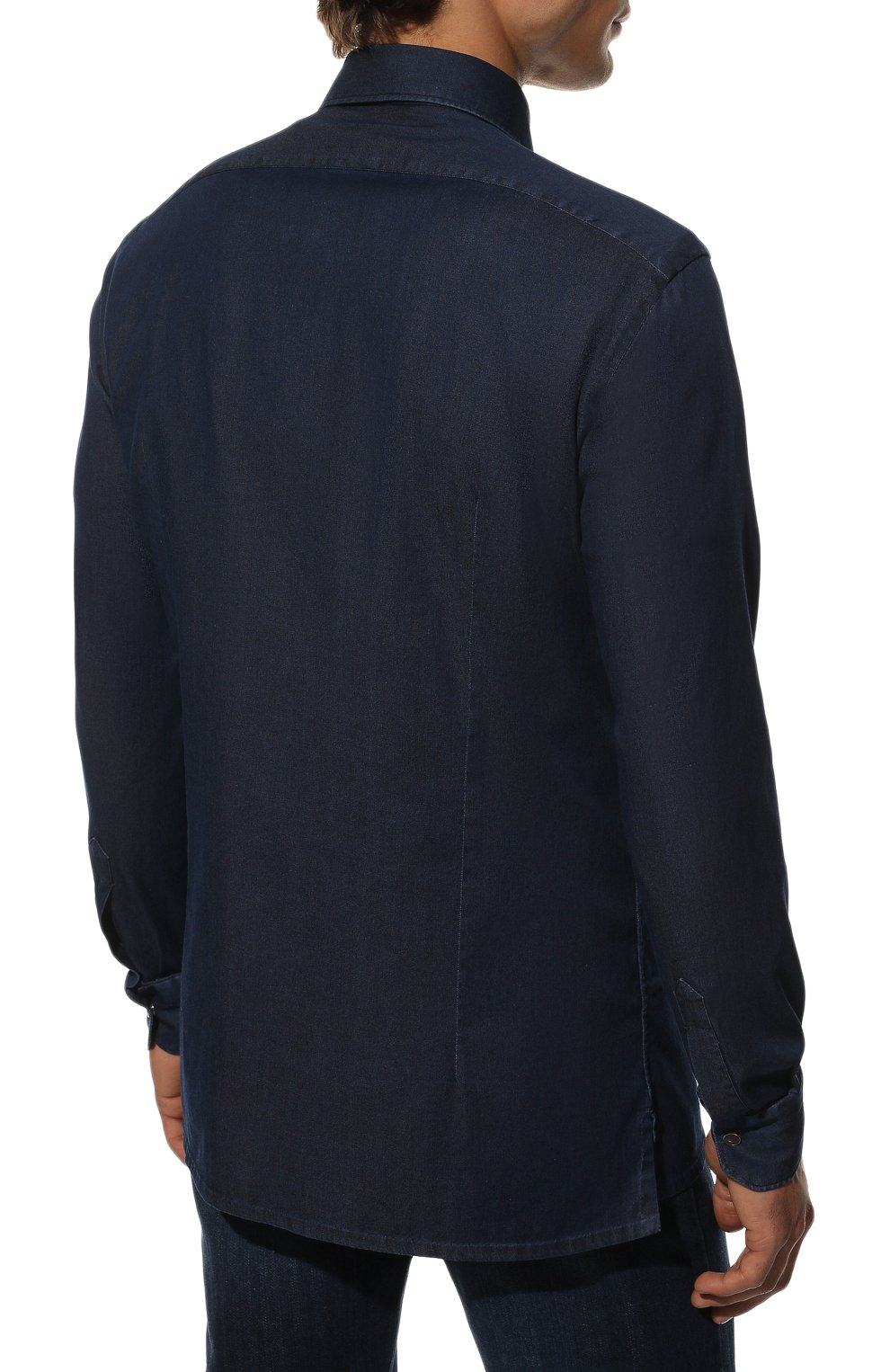 Хлопковая рубашка KITON, арт. UMCNERHH0831001, фото 4