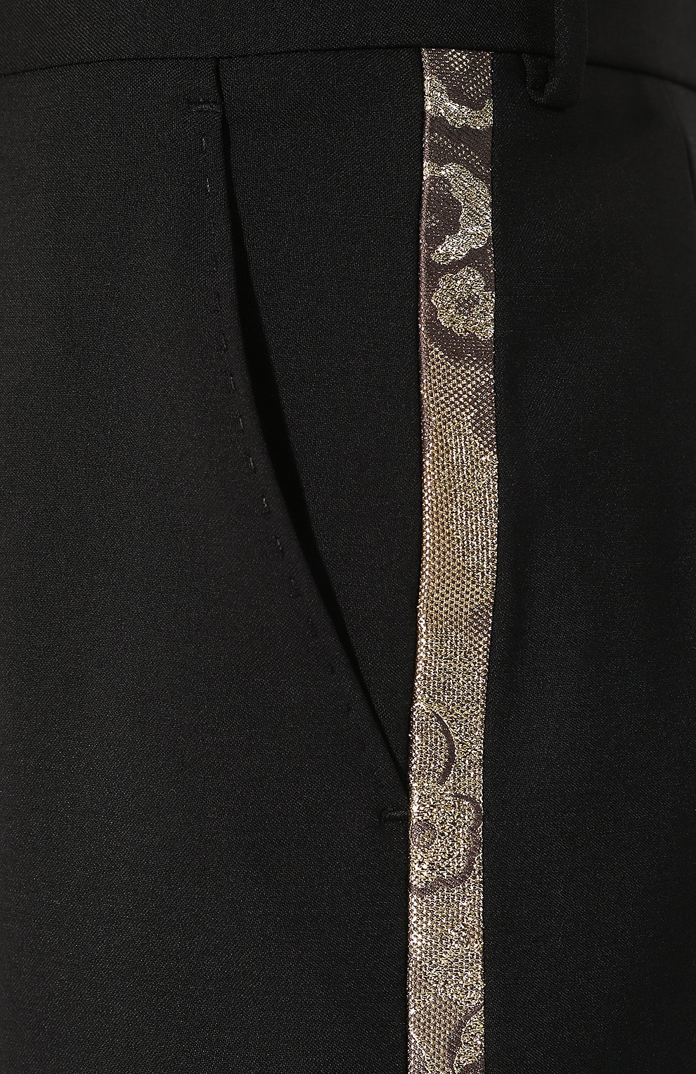 Шерстяные брюки DOLCE & GABBANA, арт. FTBEPT/FUBAJ, фото 5