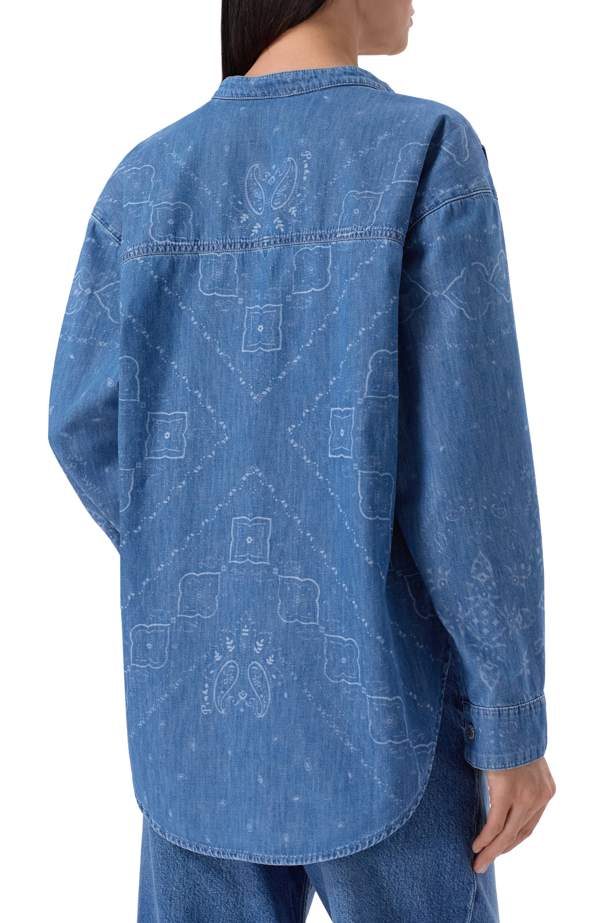 Джинсовая блузка PINKO, арт. 104975/A2I8, фото 4