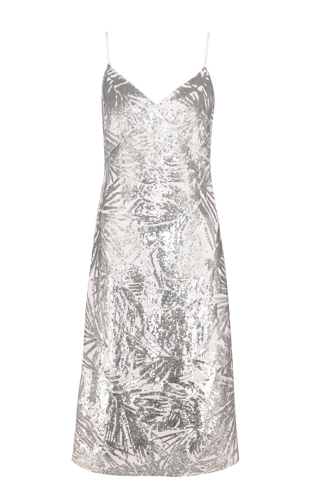 Приталенное шелковое платье-миди с пайетками MICHAEL KORS COLLECTION, арт. KDK/456RKK519A, фото 1