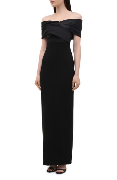 Платье SOLACE LONDON черного цвета по цене 44100 руб., арт. 0S29053, фото 3 Платье SOLACE LONDON, арт. 0S29053, фото 3