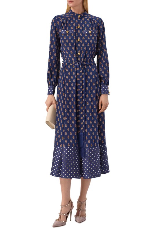 Кожаные туфли Rockstud 100 Valentino 8W2S0393/VNW Бежевый  8W2S0393/VNW Фото 3