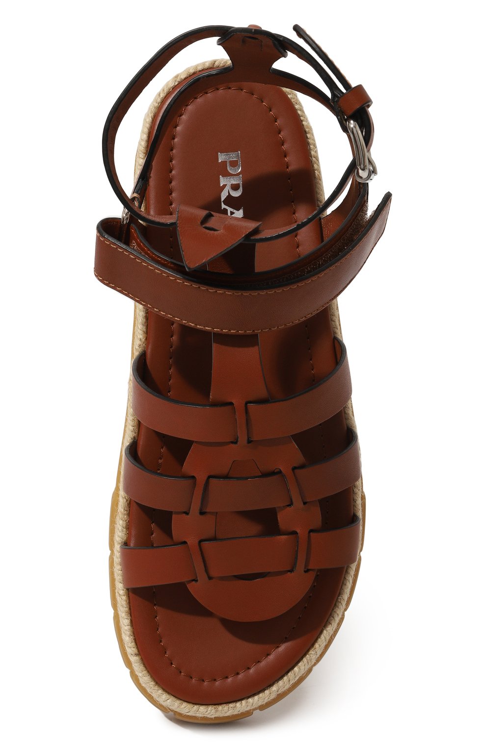 Кожаные сандалии PRADA, арт. 1X960L-248-F0046-045, фото 6