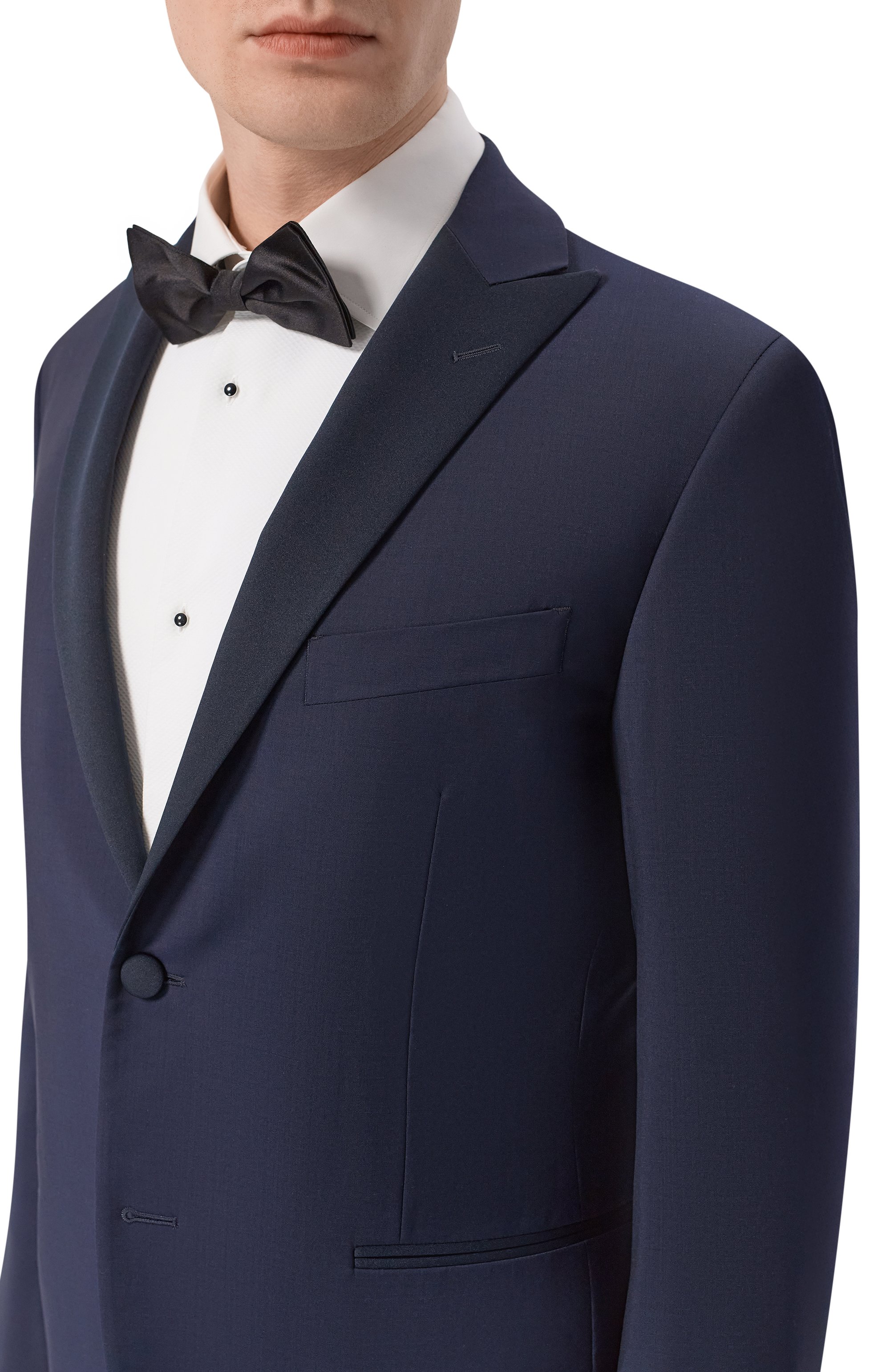 Шерстяной смокинг CORNELIANI темно-синего цвета по цене 193000 руб., арт. 276T02/2794135_SET, фото 6 Шерстяной смокинг CORNELIANI, арт. 276T02/2794135_SET, фото 6