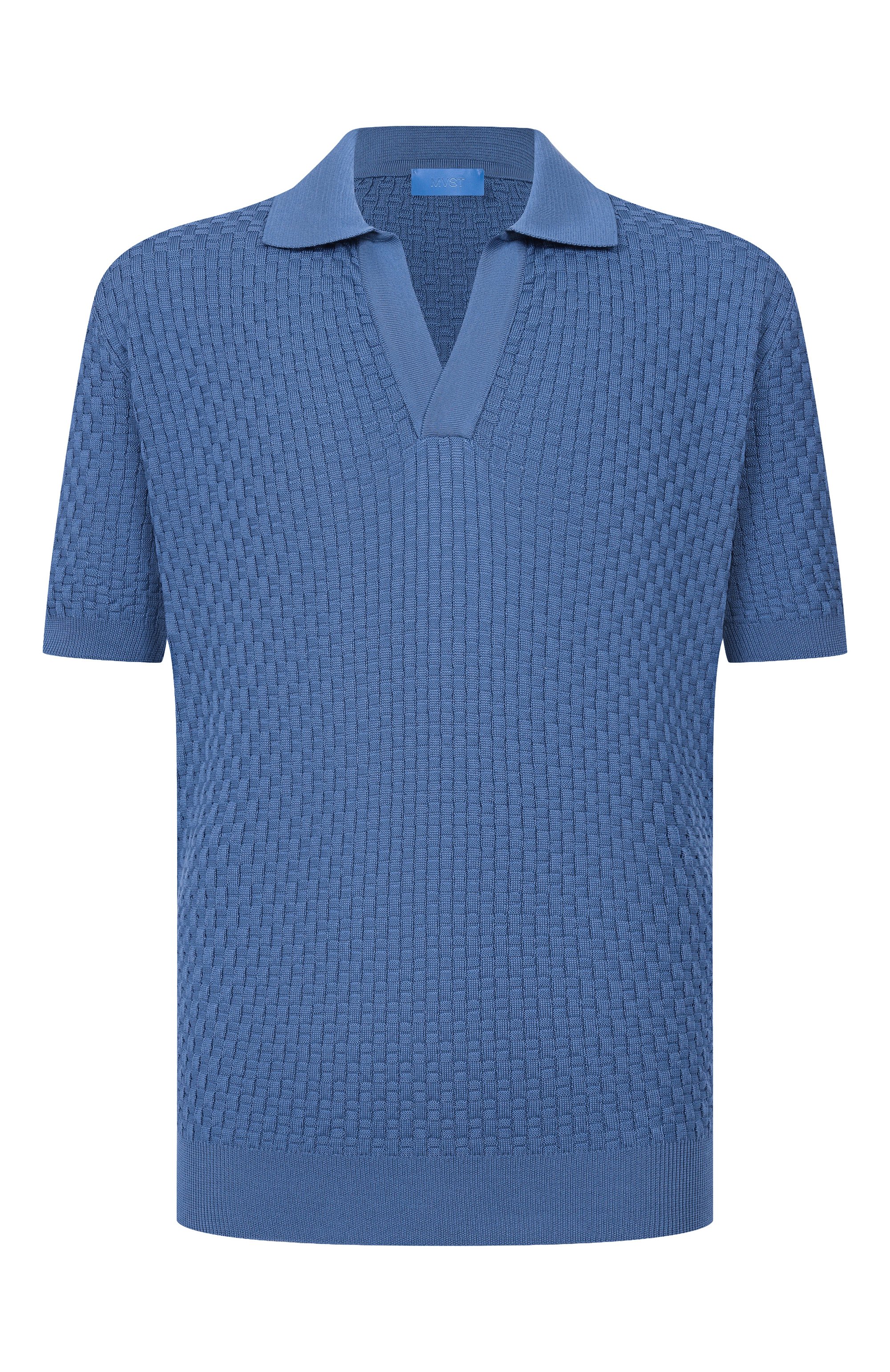 Поло из шелка и хлопка MVST, арт. M26.2PM.K032/Y104 CANESTR0, фото 1