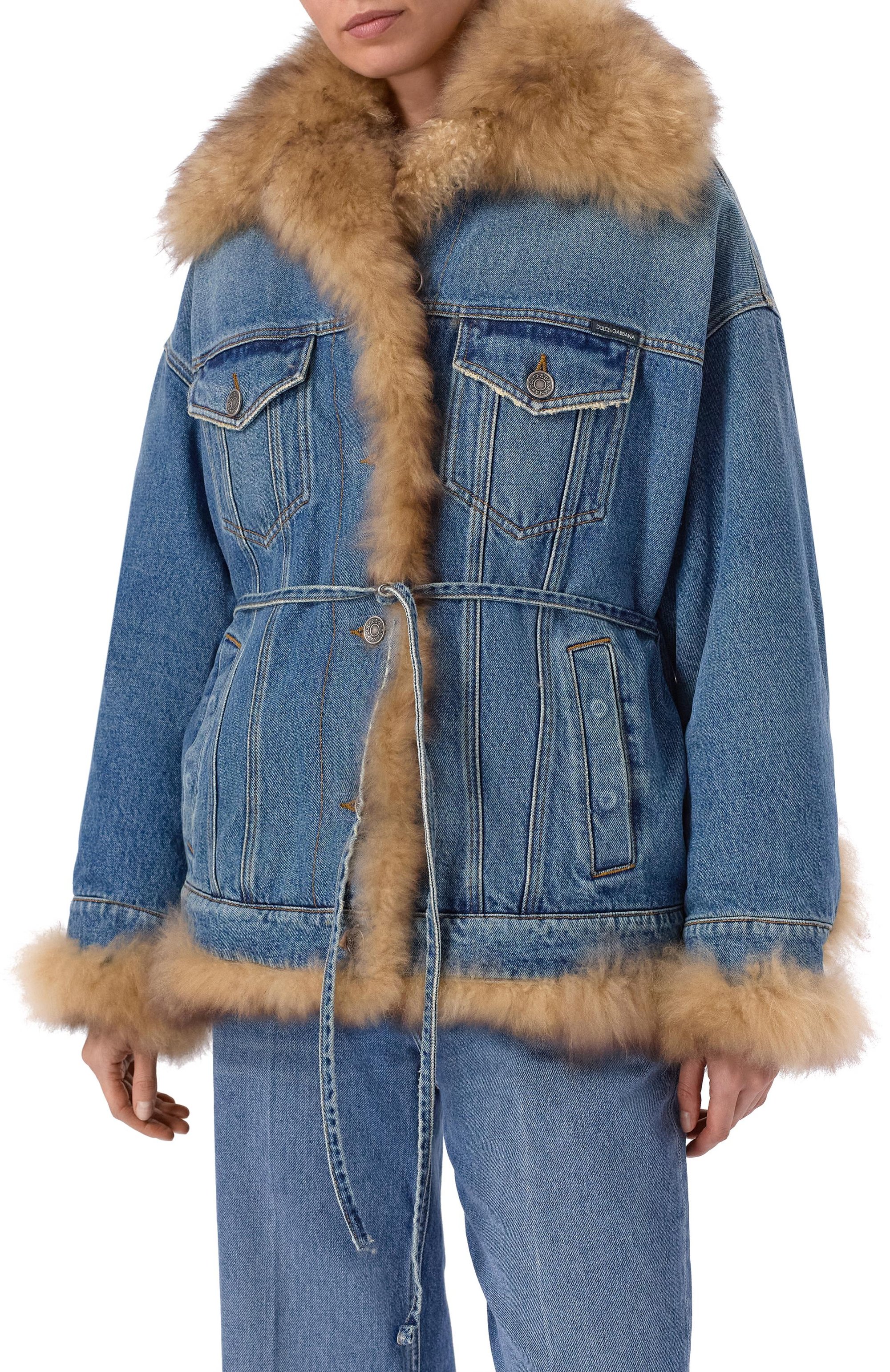 Джинсовая куртка с подкладкой из козы DOLCE & GABBANA, арт. F9T08Z/G80C9, фото 3