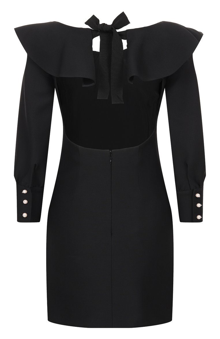 Платье из шерсти и шелка MIU MIU, арт. MF3526-1EVU-F0002, фото 2