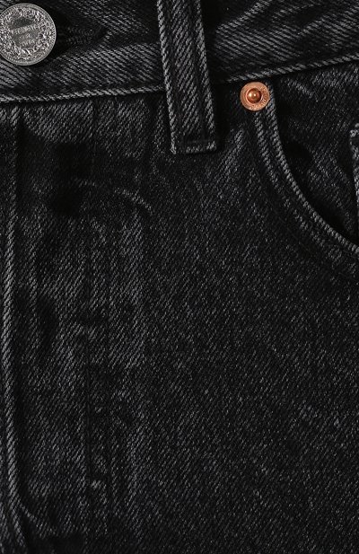 Джинсы VETEMENTS черного цвета по цене 65750 руб., арт. SS20PA332 2802/W/BLACK, фото 5 Джинсы VETEMENTS, арт. SS20PA332 2802/W/BLACK, фото 5