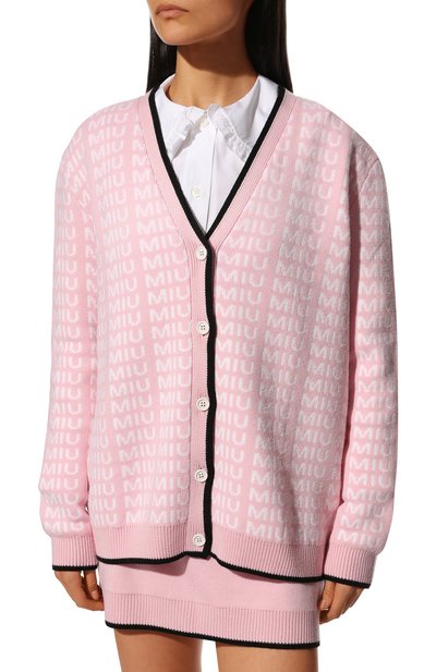 Шерстяной кардиган MIU MIU, арт. MMF198-1V8X-F0442, фото 3