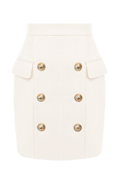 Женская юбка из вискозы BALMAIN, арт. TF14004/V090