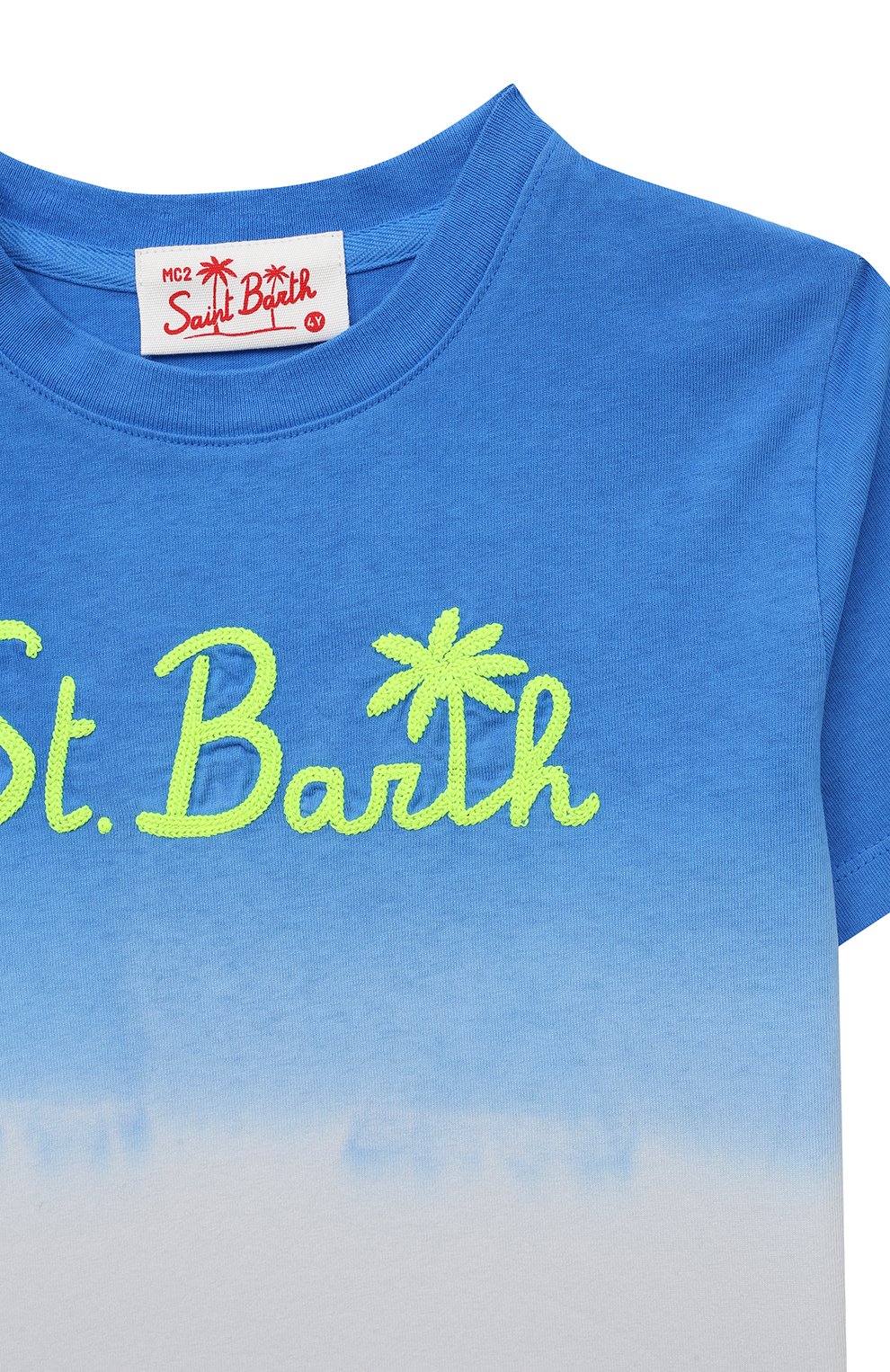 Хлопковая футболка MC2 SAINT BARTH, арт. STBK/P0RT0FIN0 JR T/00833D, фото 3