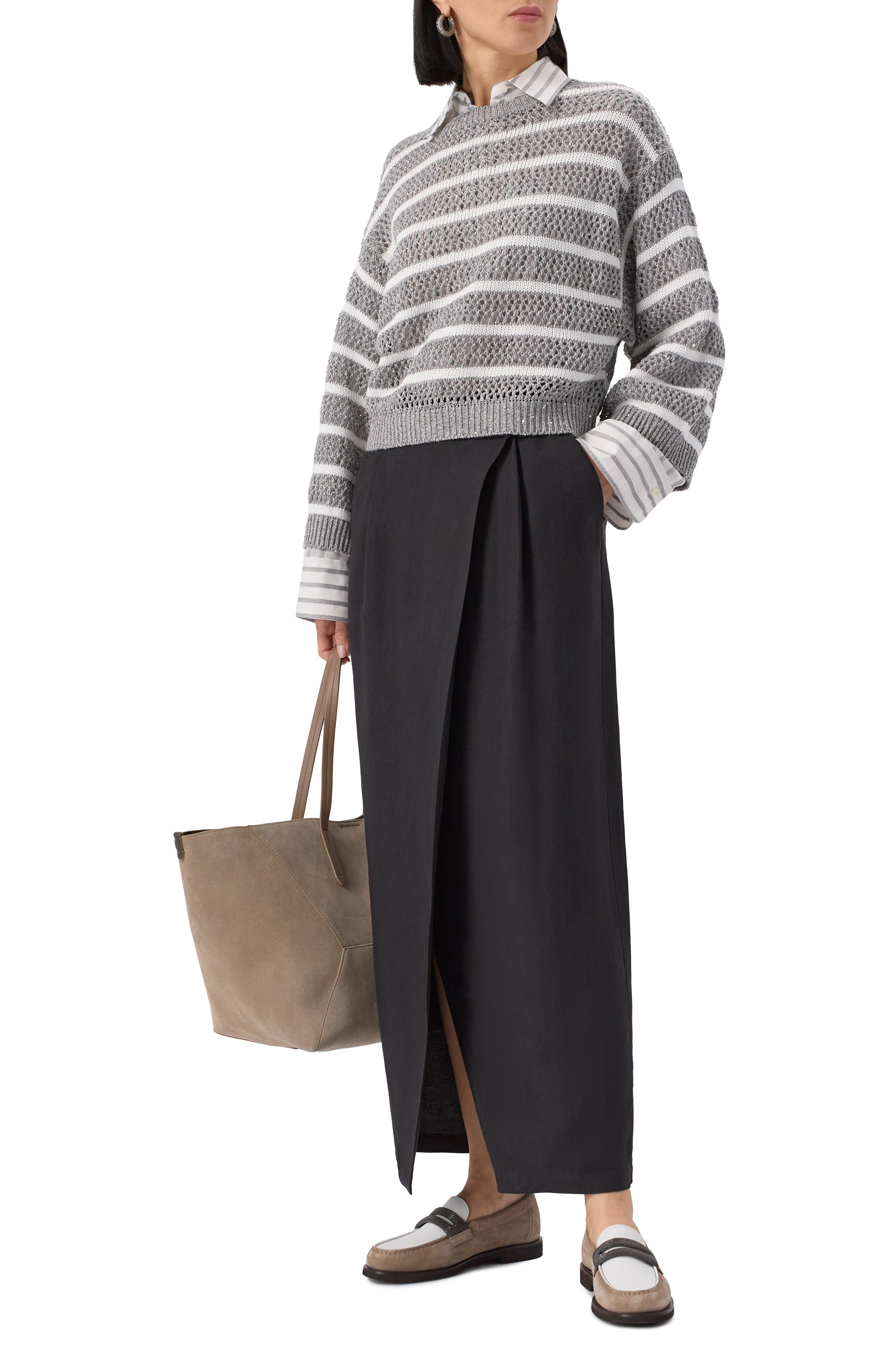 Замшевые пенни-лоферы BRUNELLO CUCINELLI, арт. MZSFG2870, фото 2