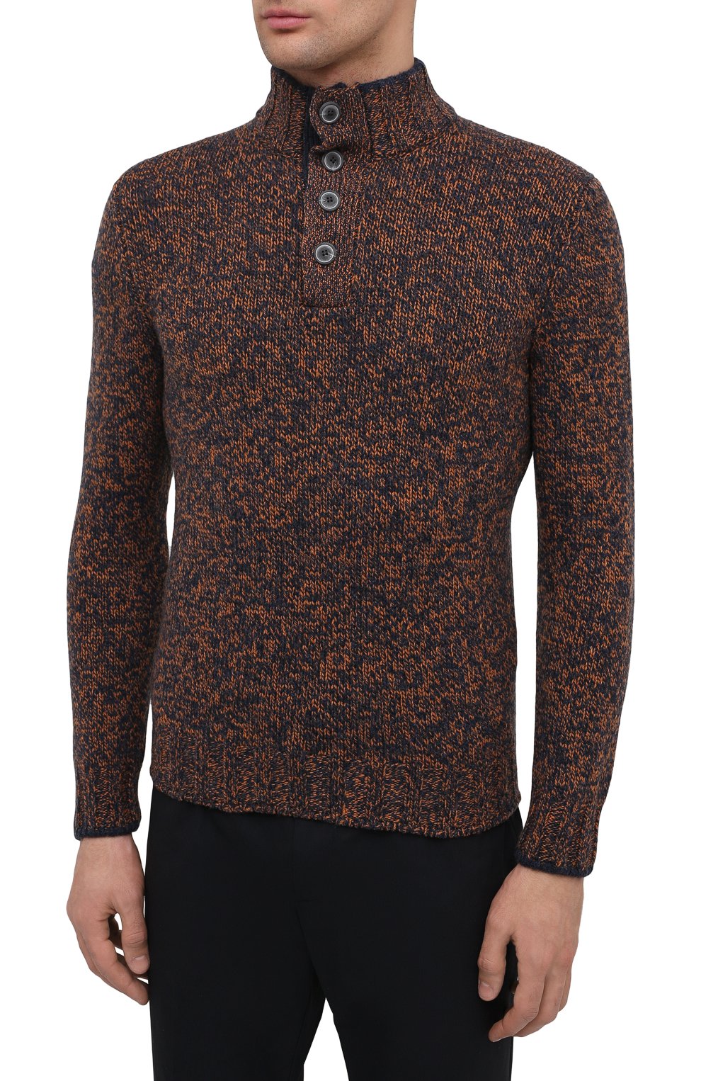 Шерстяной свитер GRAN SASSO коричневого цвета по цене 31250 руб., арт. 10102/25704, фото 3 Шерстяной свитер GRAN SASSO, арт. 10102/25704, фото 3