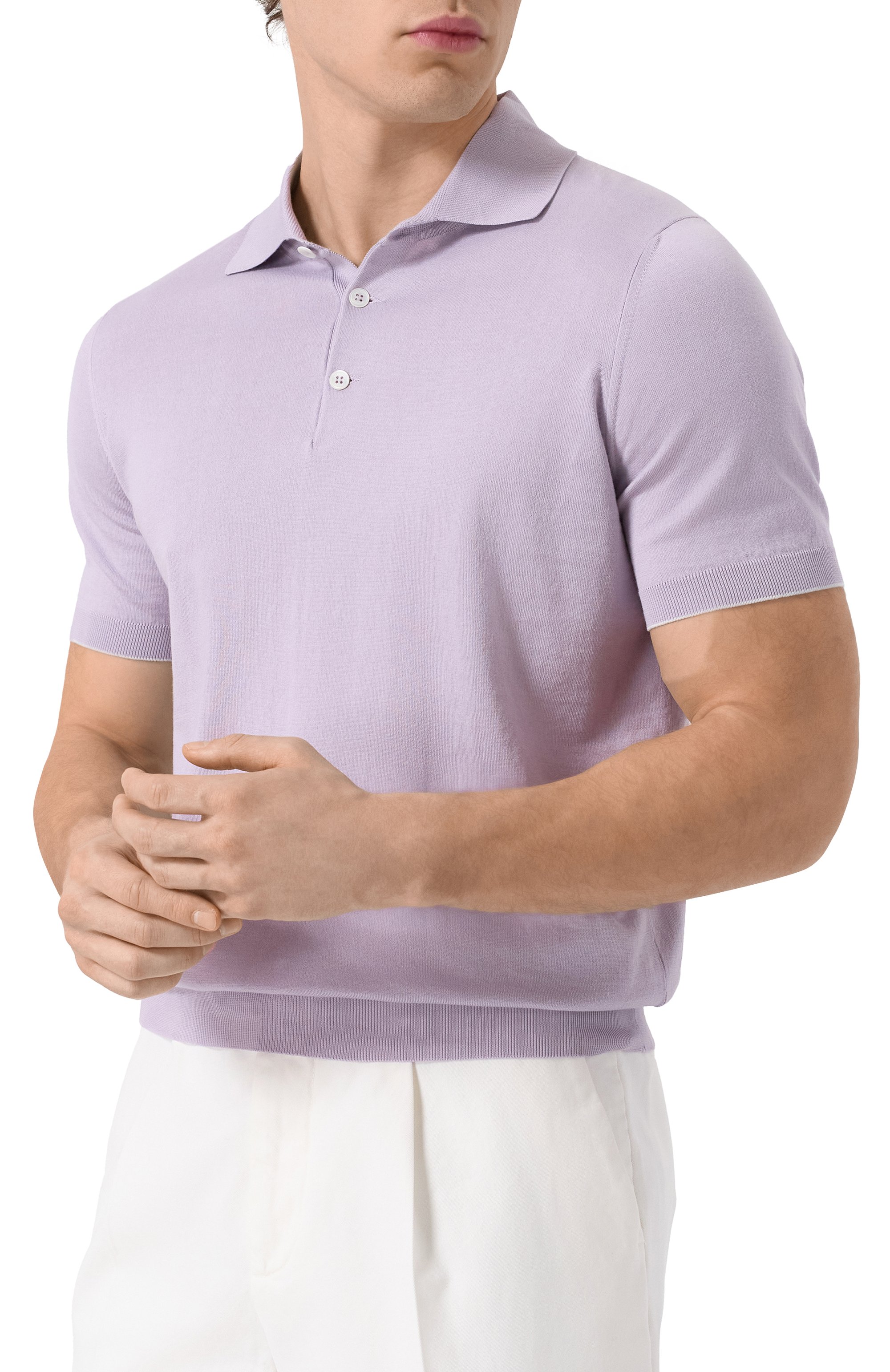 Хлопковое поло BRUNELLO CUCINELLI, арт. M29800125, фото 3