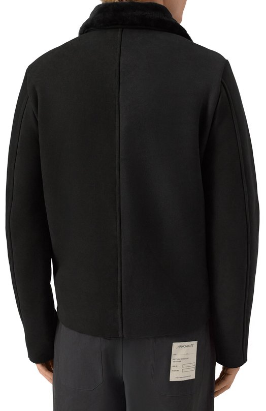 Дубленка из овчины Giorgio Brato GU26F26020SHTM Чёрный  GU26F26020SHTM Фото 4