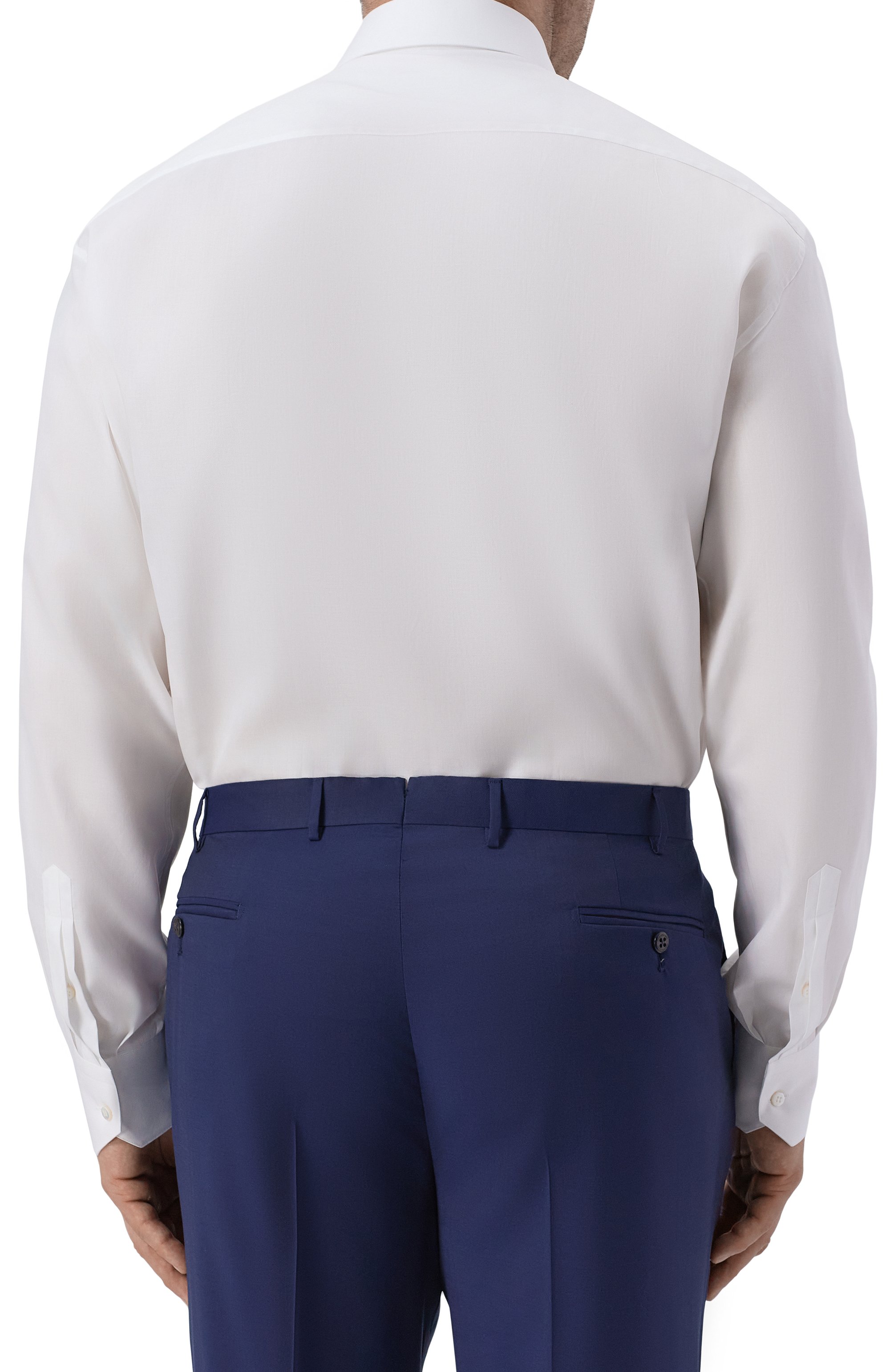 Хлопковая сорочка STEFANO RICCI белого цвета по цене 110000 руб., арт. MC003678/BN2941, фото 4 Хлопковая сорочка STEFANO RICCI, арт. MC003678/BN2941, фото 4