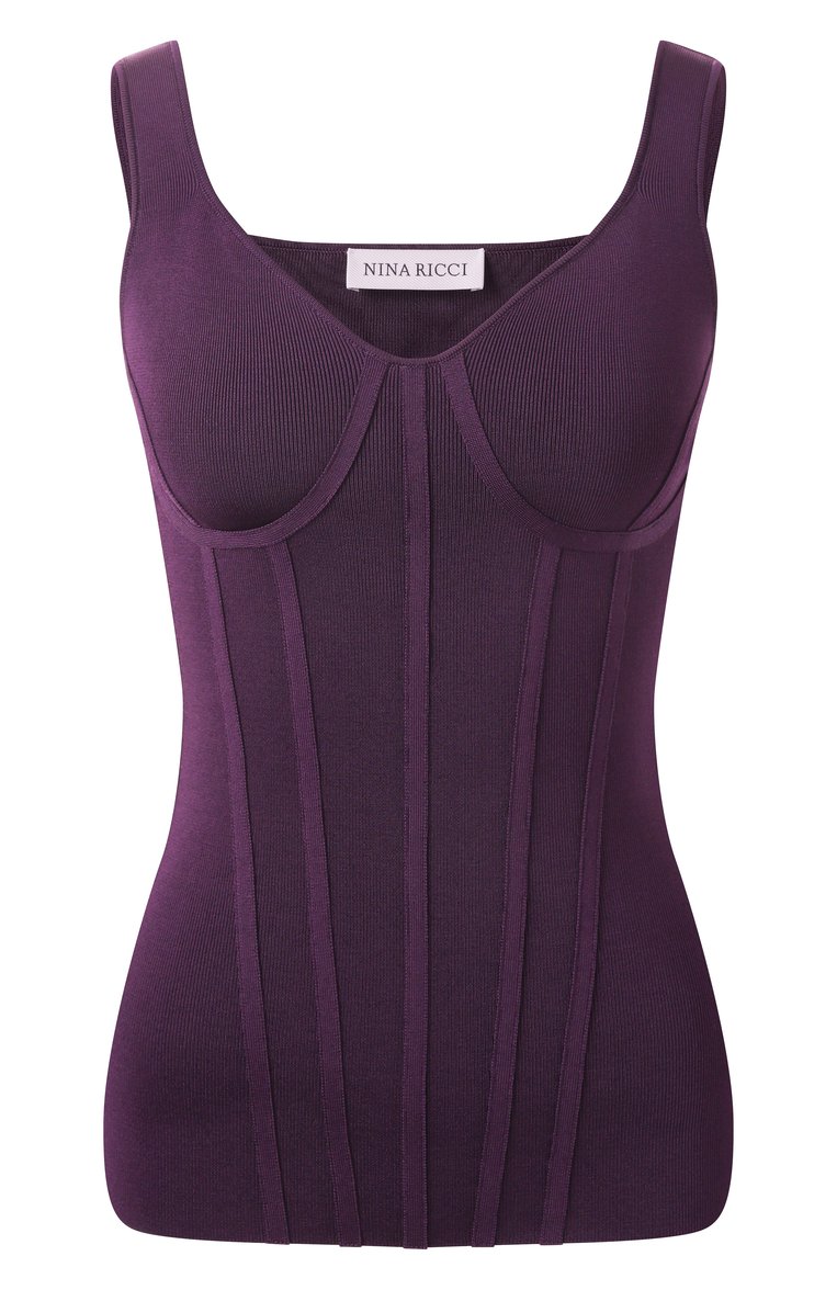 Топ из вискозы NINA RICCI, арт. 25PMPU006/ML0569, фото 1