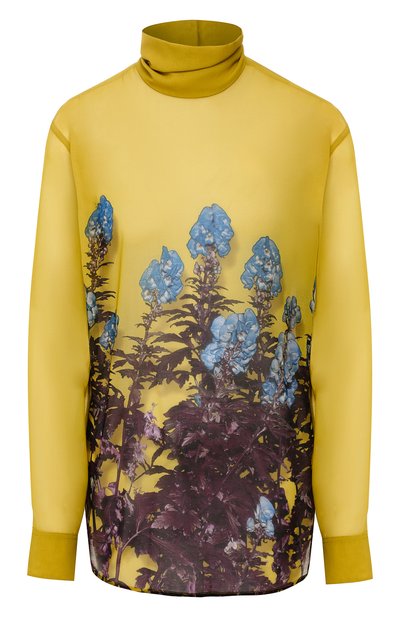 Женская блузка с принтом DRIES VAN NOTEN, арт. 192-30759-8409