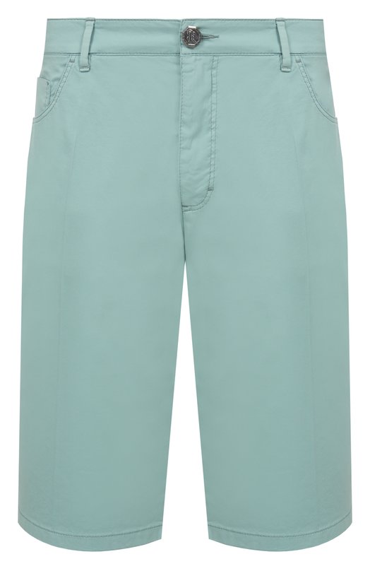 Шорты из хлопка и шелка Stefano Ricci M8T6100081/TFANT Зелёный M8T6100081/TFANT
