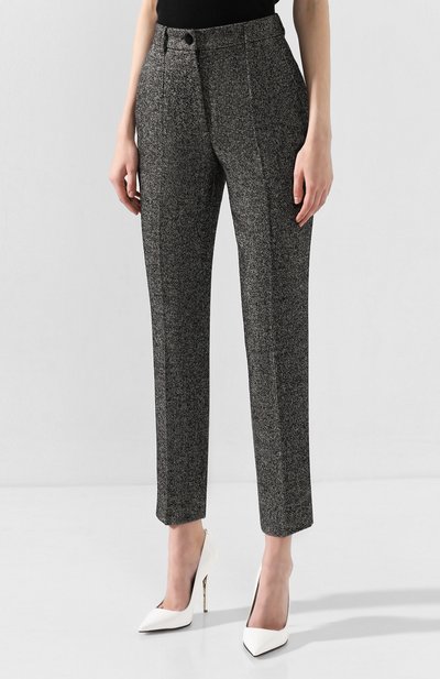 Шерстяные брюки DOLCE & GABBANA, арт. FTAM2T/FMRAX, фото 3