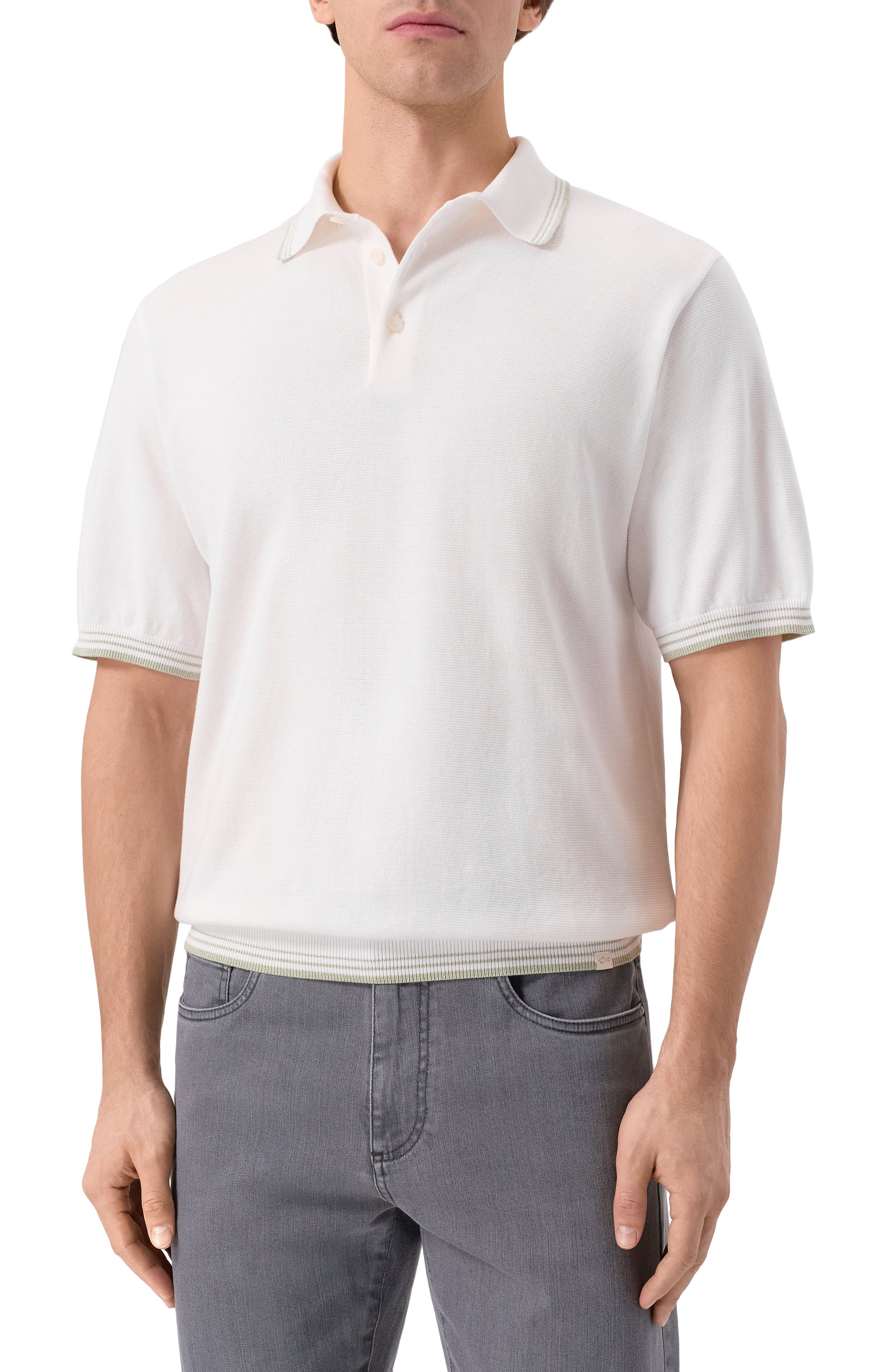 Хлопковое поло PAUL&SHARK, арт. 26411634, фото 3