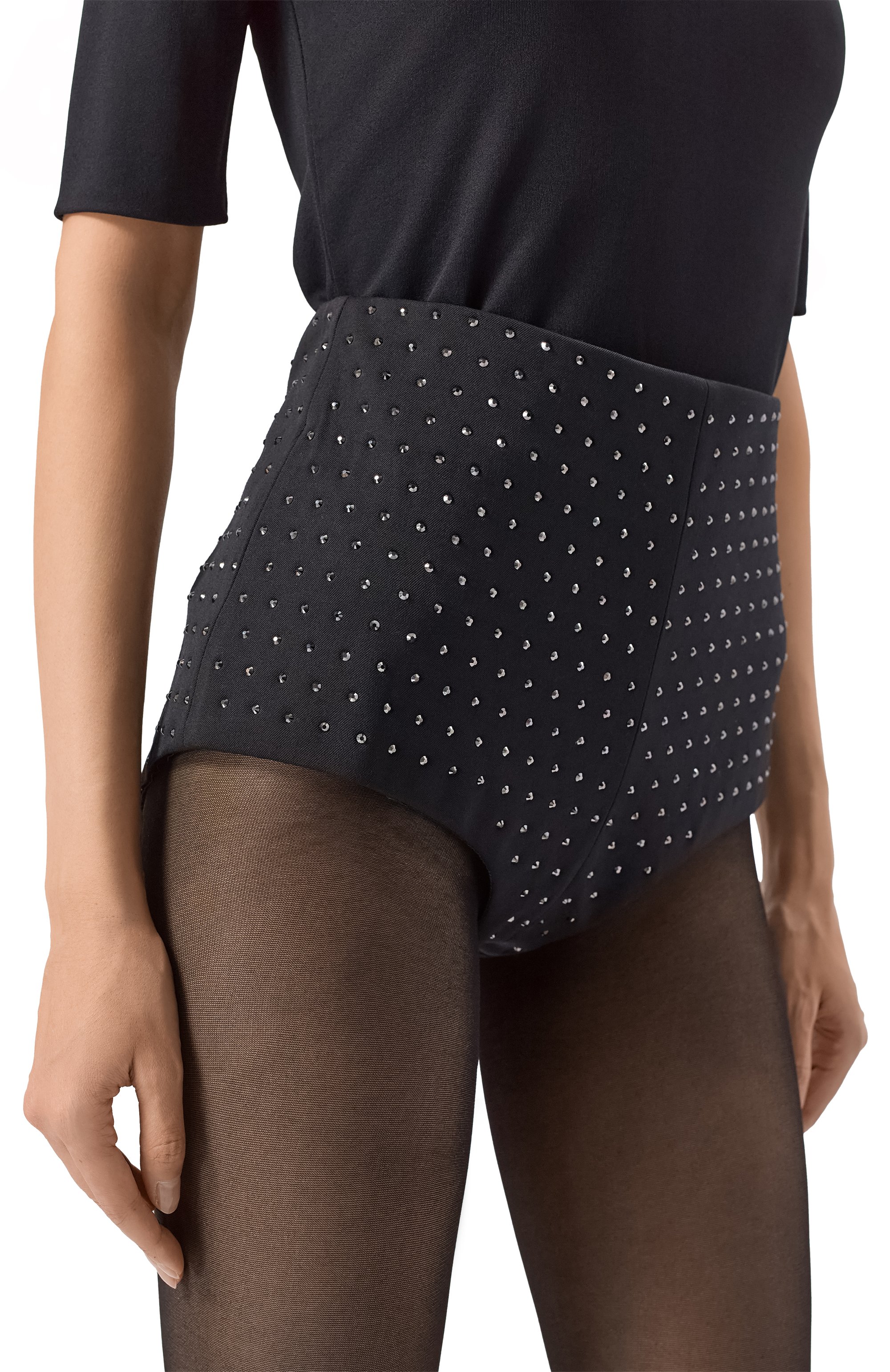 Шорты с отделкой стразами THE ANDAMANE, арт. TM180452A/TNW050, фото 5