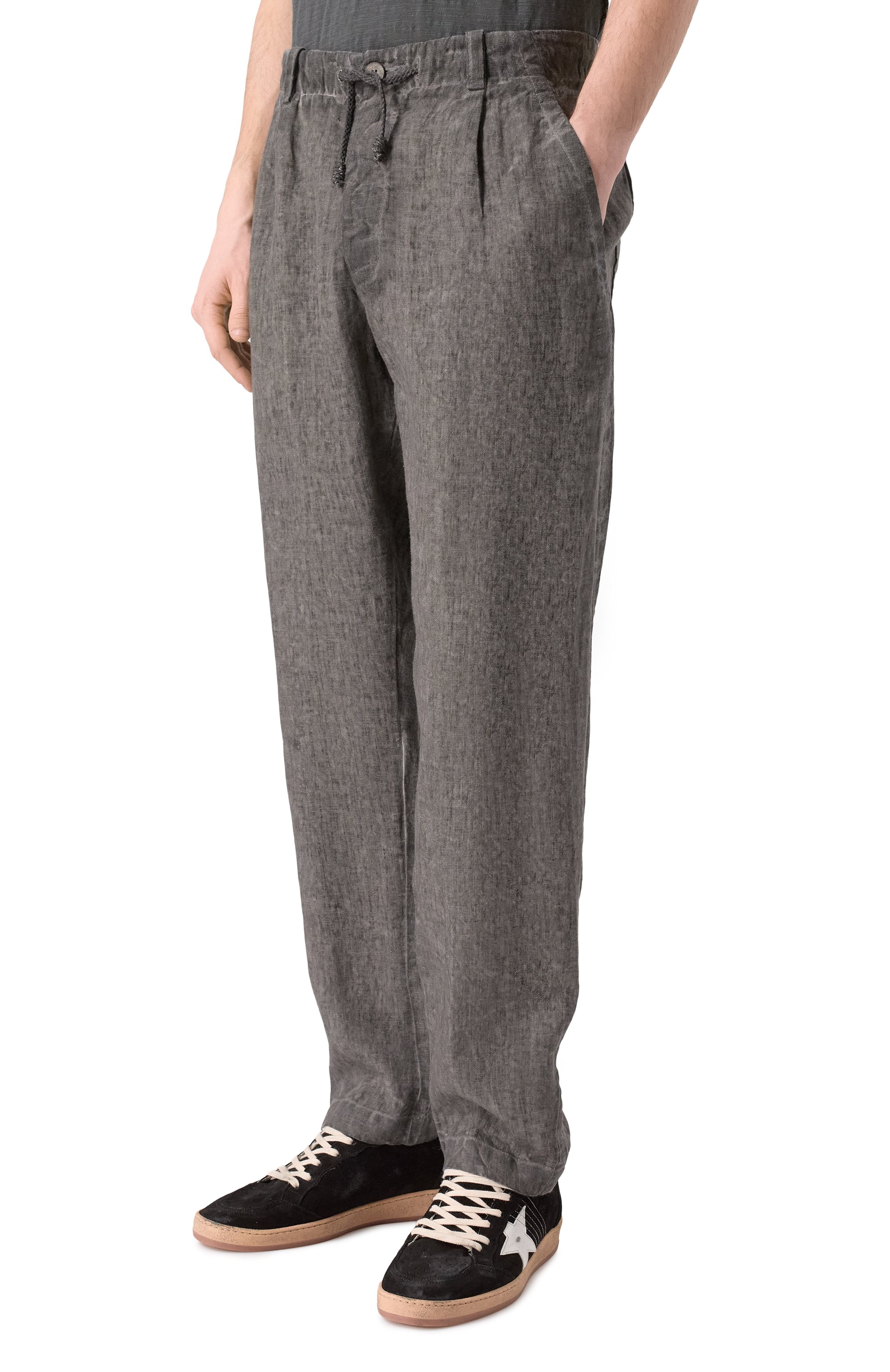 Льняные брюки TRANSIT, арт. CFUTRCH170E, фото 3