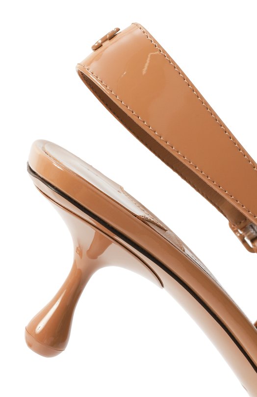 Кожаные туфли Amel 50 Jimmy Choo AMEL 50 Бежевый  AMEL 50 Фото 7