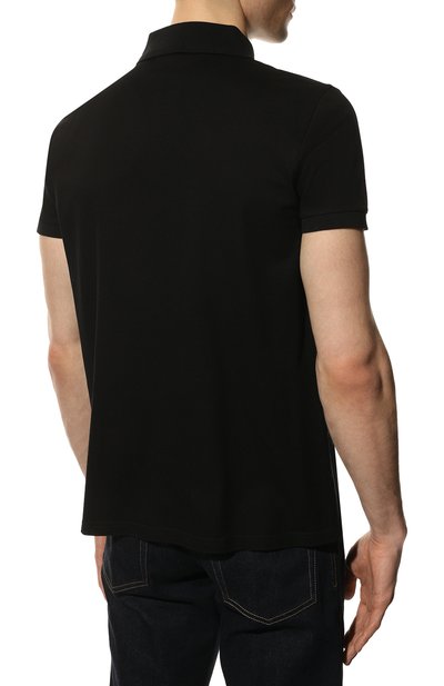 Хлопковое поло SAINT LAURENT, арт. 554052/YB20C, фото 4
