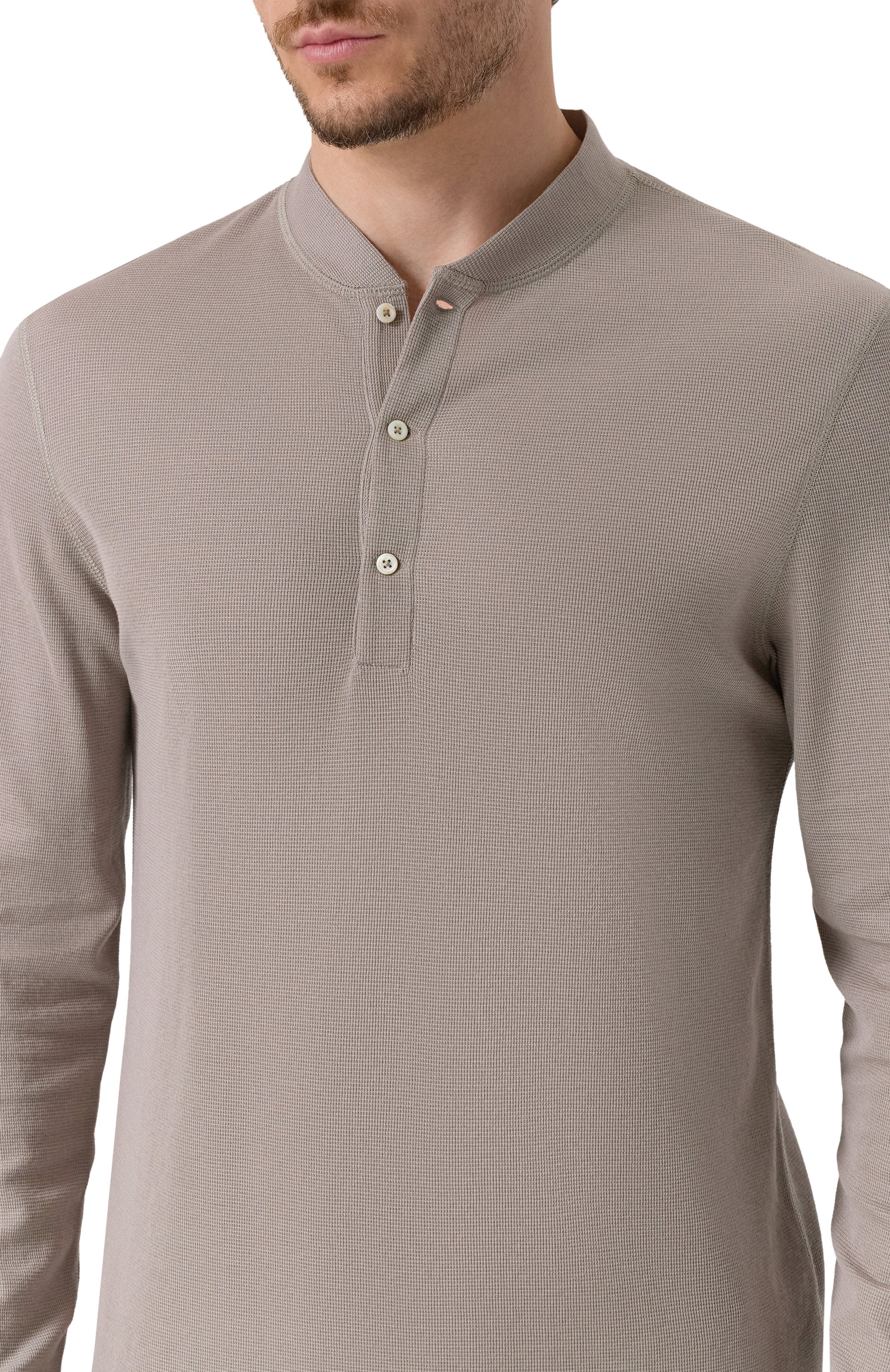 Лонгслив-хенли из хлопка и шелка BRUNELLO CUCINELLI, арт. MW8661365, фото 5