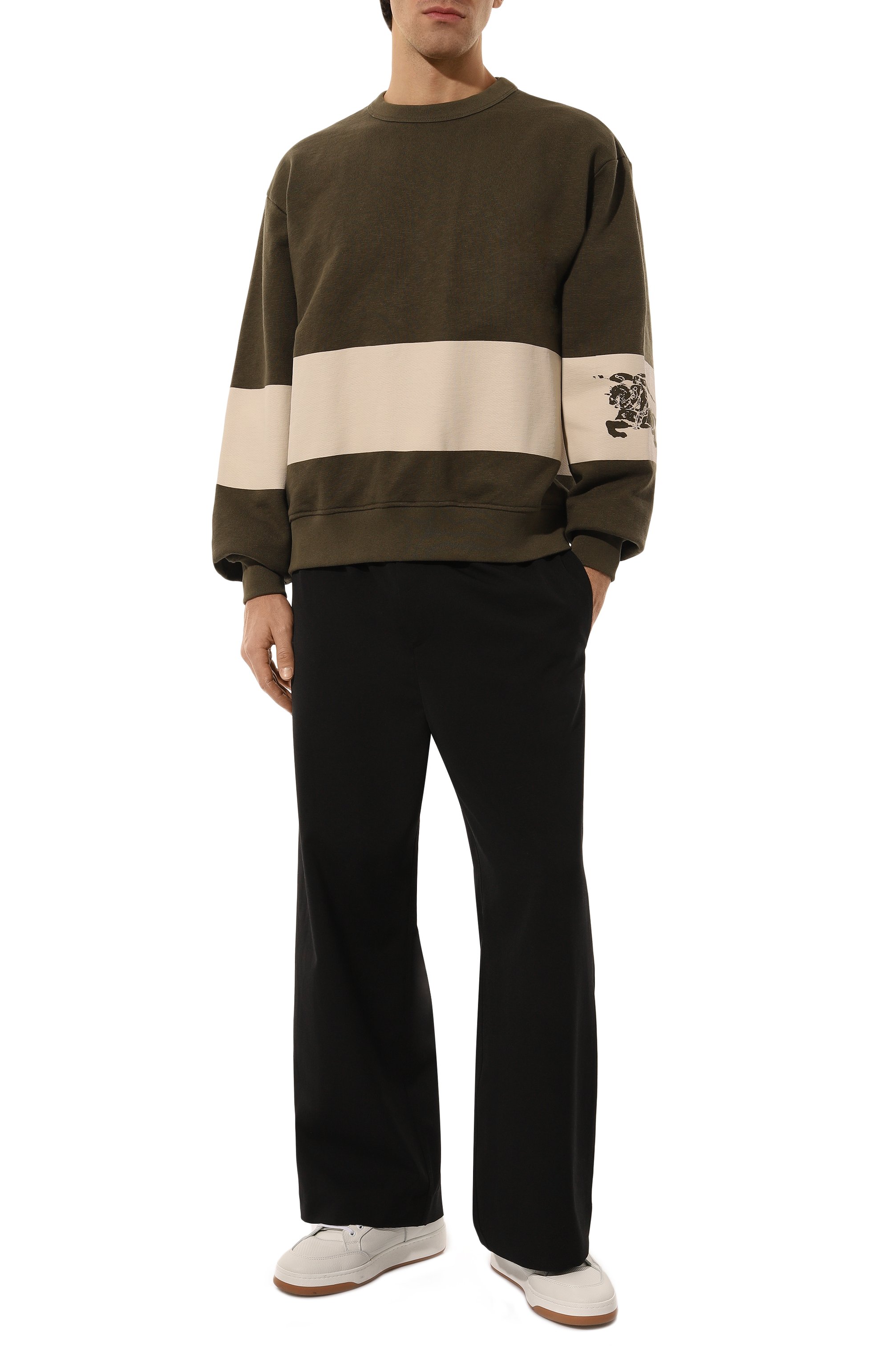 Хлопковый свитшот BURBERRY, арт. 8092682, фото 2