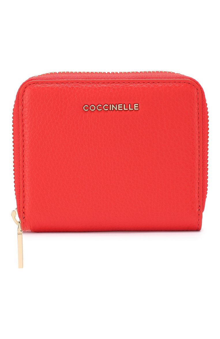 Женские кожаное портмоне COCCINELLE красного цвета, арт. E2 FW5 11 A2 01 | Фото 1 (Материал: Натуральная кожа; Нос: Не проставлено)