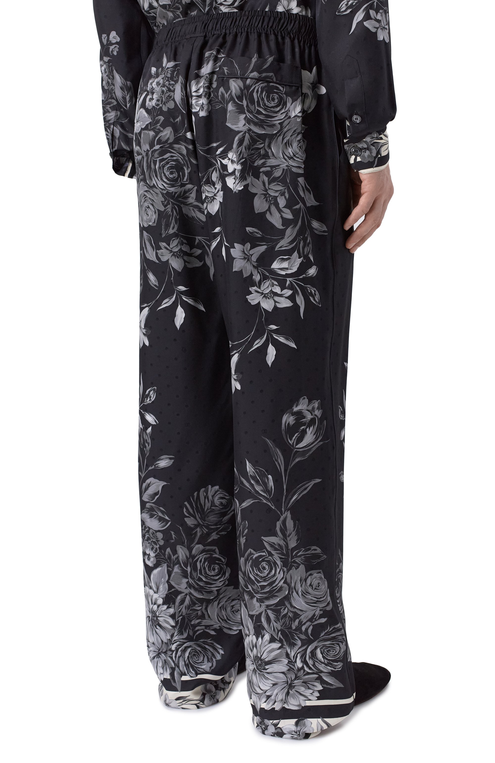 Шелковые домашние брюки DOLCE & GABBANA, арт. GVRMAT/HI12H, фото 4