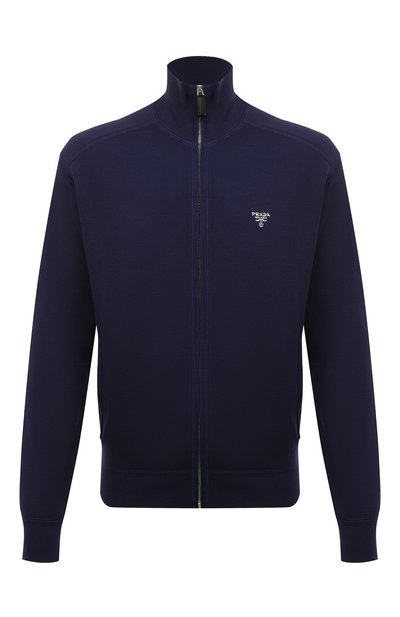 Мужской шелковый кардиган PRADA, арт. UMG100-1ZRO-F0216-212