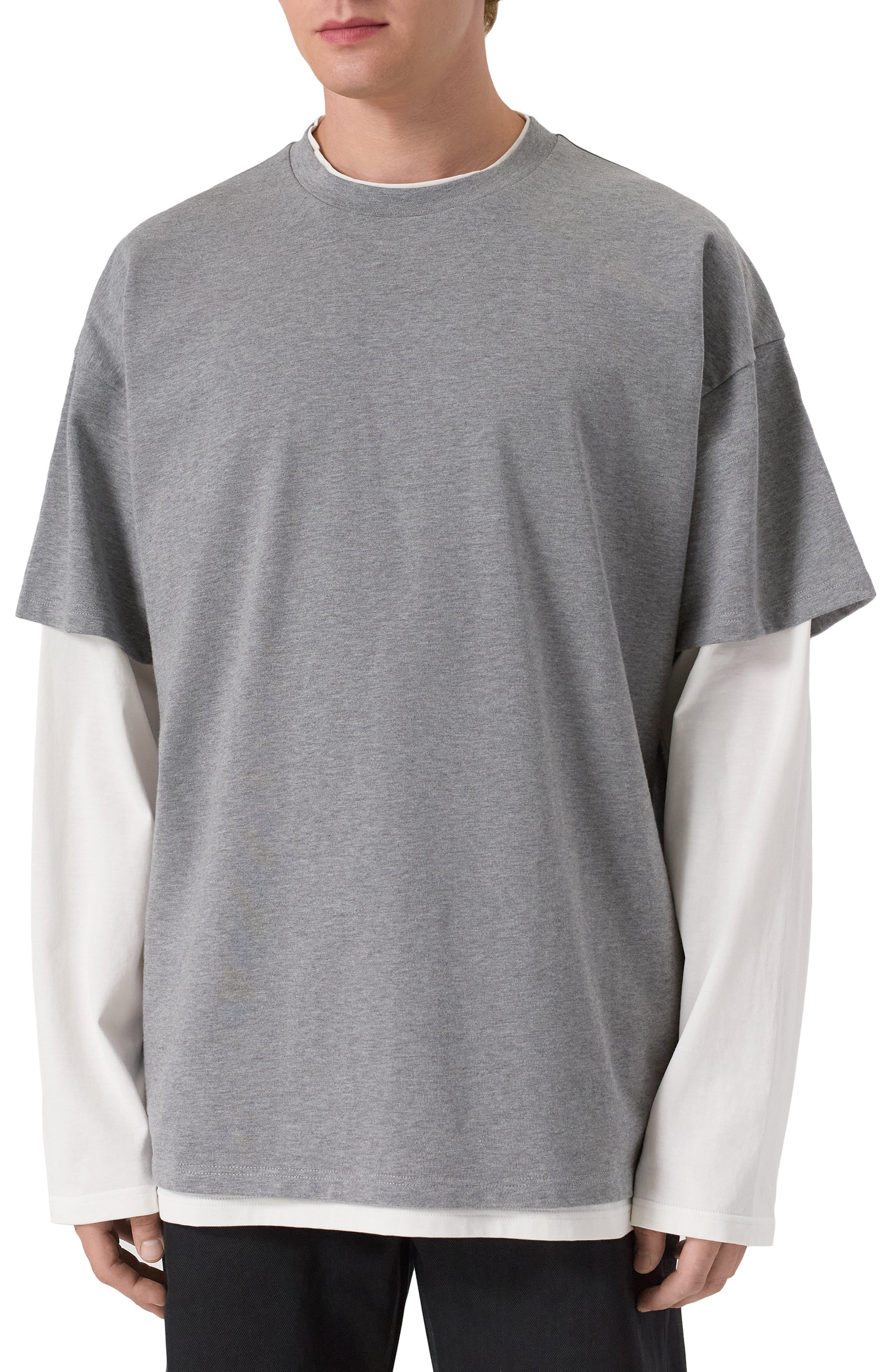 Хлопковый лонгслив JIL SANDER, арт. J61GC0001/J20332, фото 3