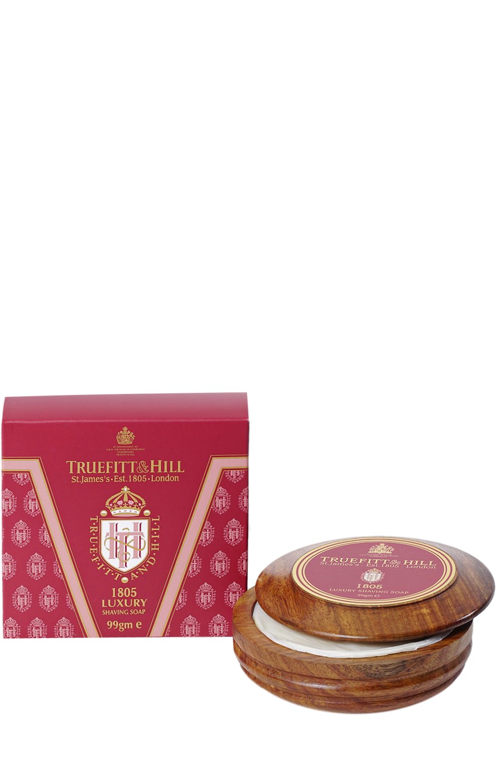 Люкс-мыло для бритья в деревянной чаше 1805 TRUEFITT AND HILL, арт. 1805, фото 1