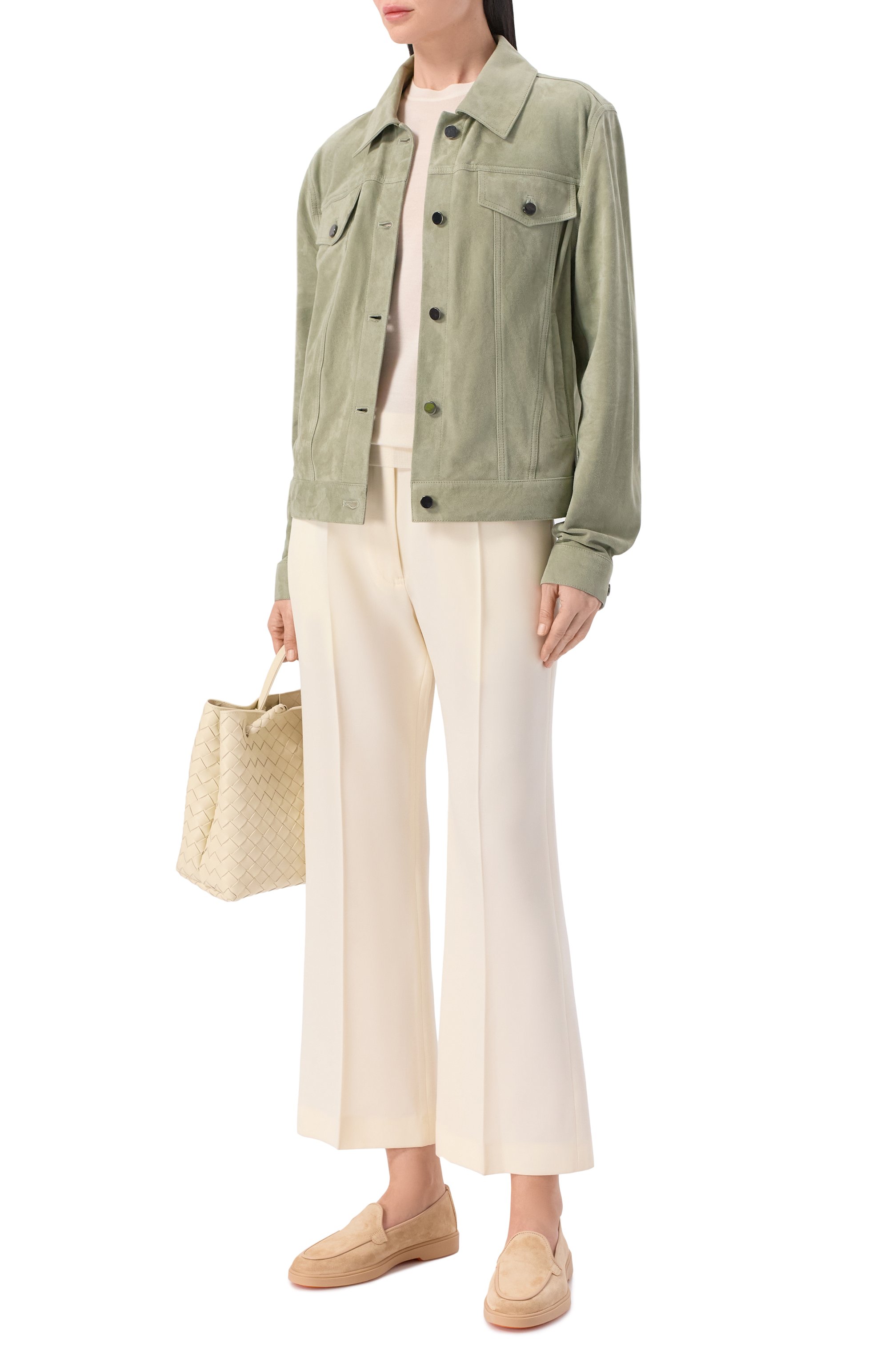 Замшевые лоферы SANTONI, арт. WUYG72027FAIN0RB, фото 3