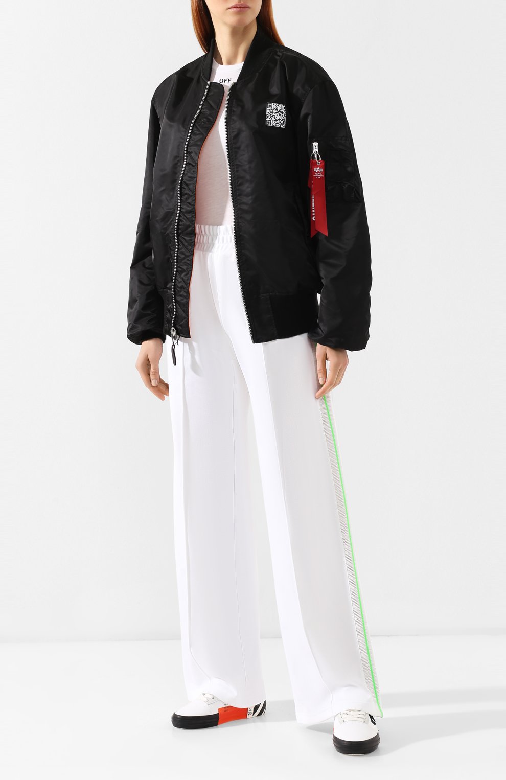 Брюки со стрелками OFF-WHITE, арт. 0WCH004R19C950570100, фото 2