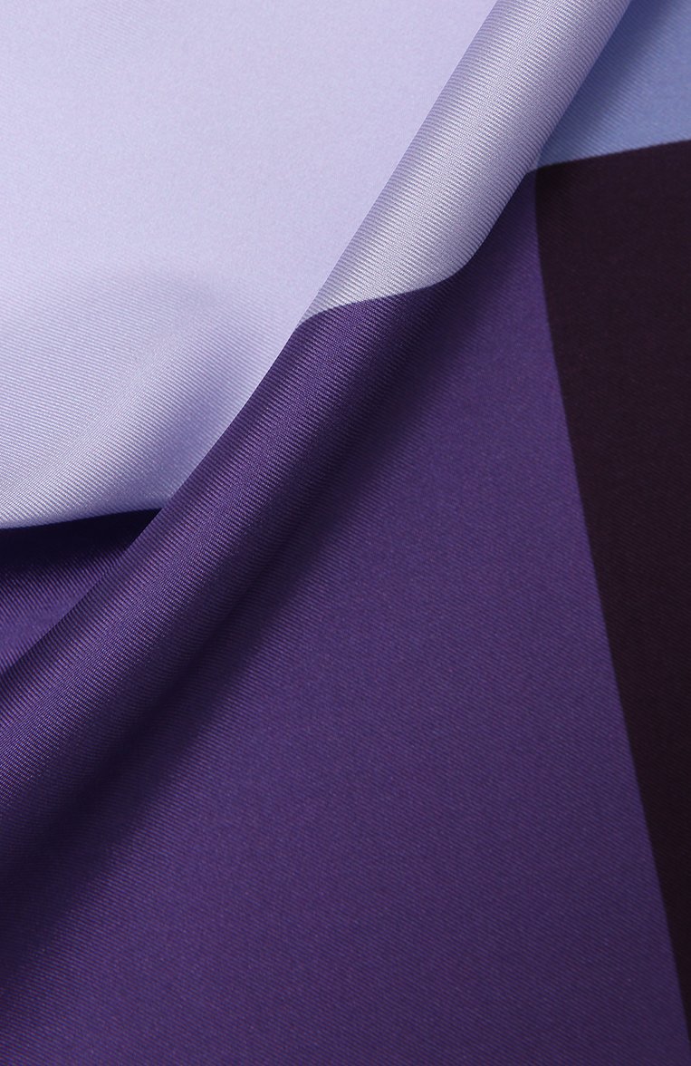 Мужской шелковый платок LANVIN фиолетового цвета, арт. 5834/HANDKERCHIEF | Фото 2 (Материал: Текстиль, Шелк; Материал сплава: Проставлено; Нос: Не проставлено)
