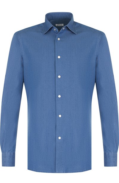 Рубашка из денима с воротником кент KITON, арт. UMCNERCH0621902009, фото 1