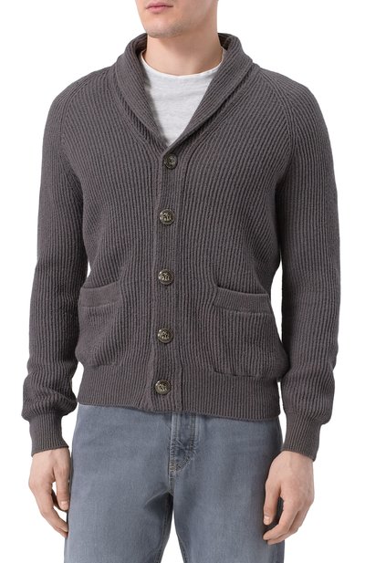 Хлопковый кардиган BRUNELLO CUCINELLI, арт. MNI708606, фото 3