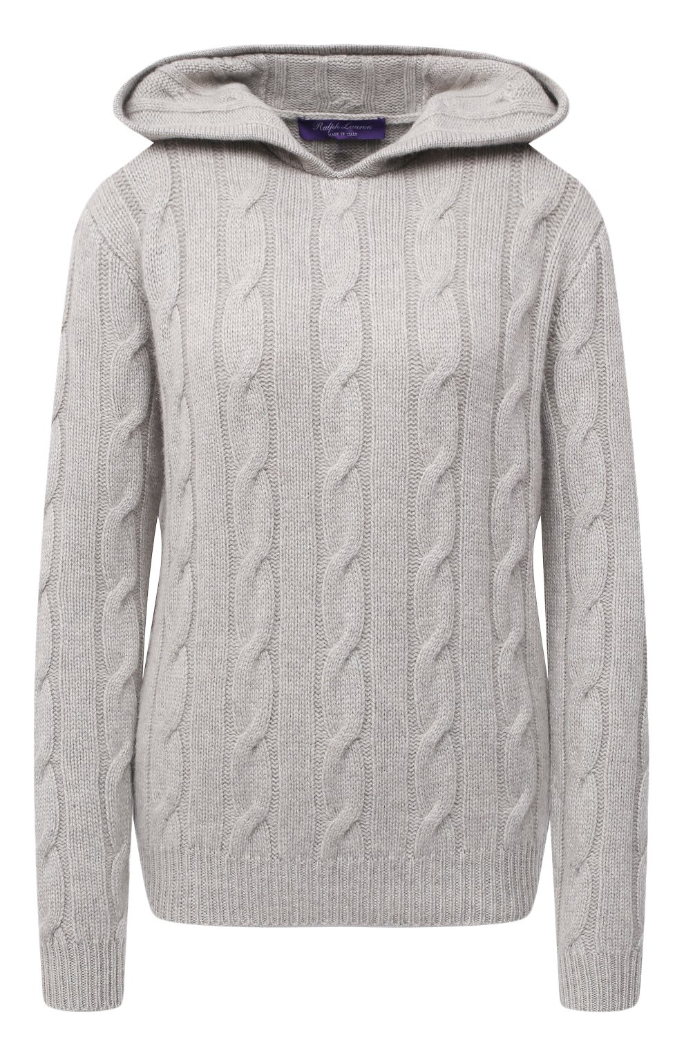 Кашемировое худи RALPH LAUREN серого цвета по цене 186500 руб., арт. 290815989, фото 1 Кашемировое худи RALPH LAUREN, арт. 290815989, фото 1