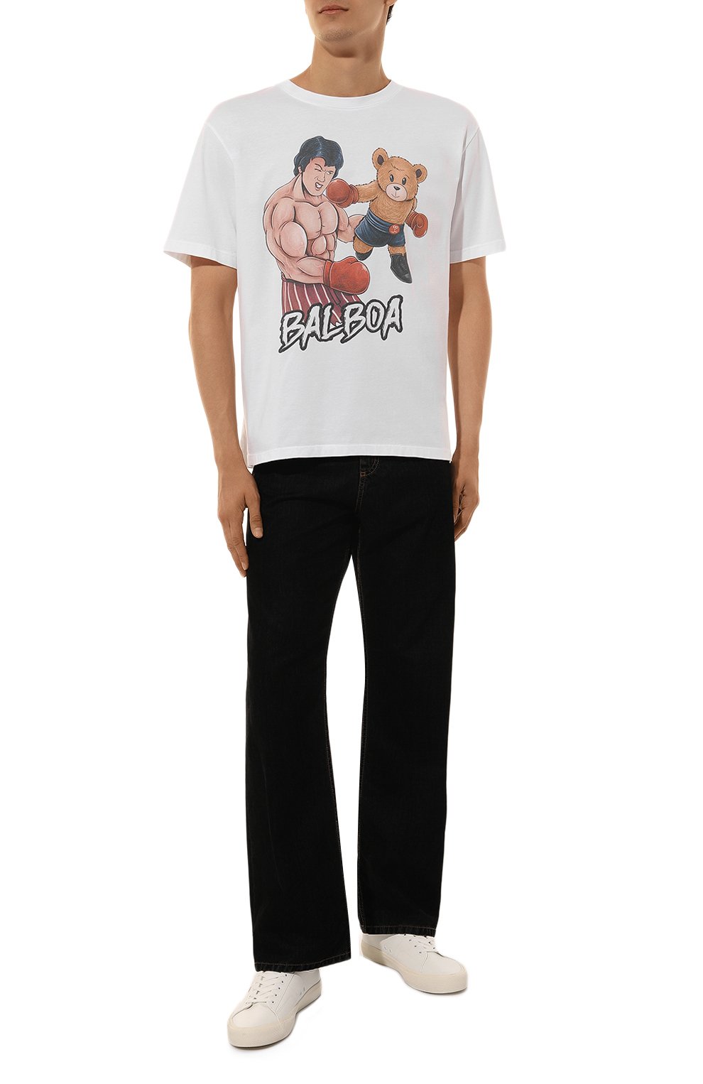 Хлопковая футболка BISIBIGLIO, арт. TEDDY VS R0CKY, фото 2